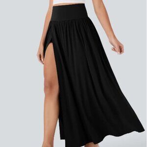 Halara - Breezeful™ High Waisted Tummy Control 2-in-1 Flowy Quick Dry Maxi Skirt